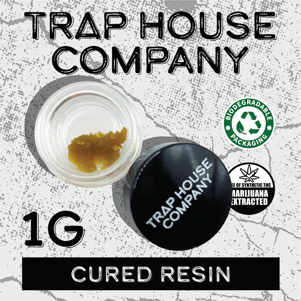 Trap House Company - Trap House Company | (1G) Cured Resin | Frosted Cherry Marsh Mellow Main Image