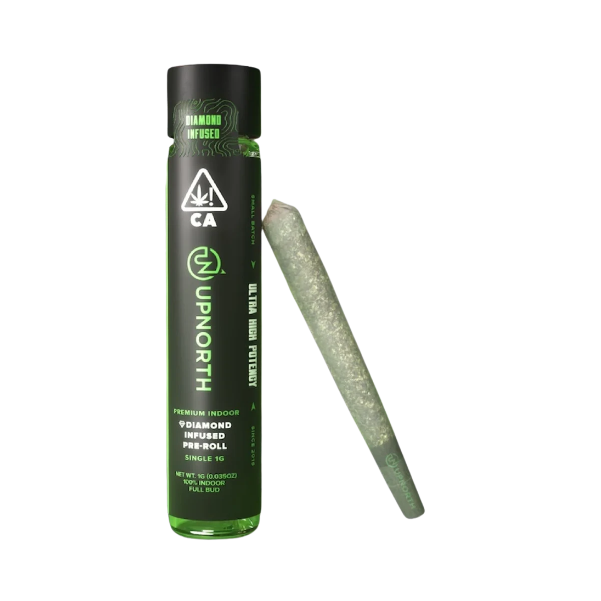 UpNorth - Bubba Kush (I) | 1g Diamond Infused Preroll | UpNorth Main Image