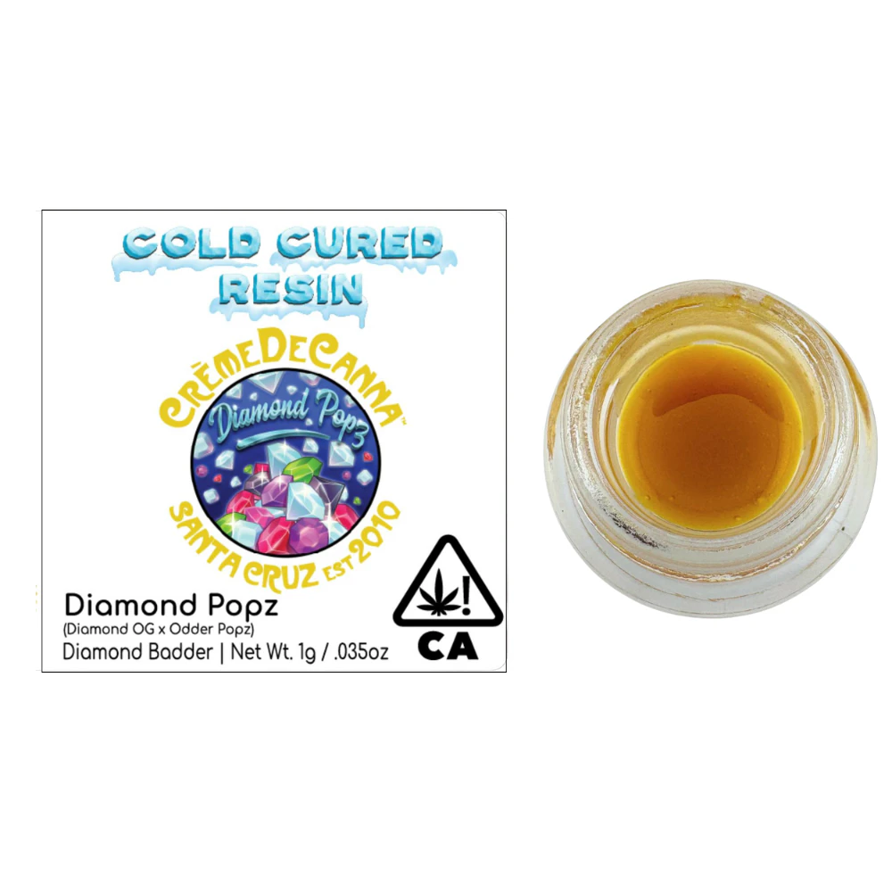CREME DE CANNA - 1g Diamond Popz Diamond Badder - Creme De Canna Main Image