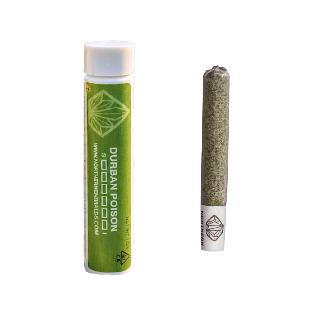 1g Durban Poison (Indoor) Pre-Roll - Northern Emeralds picture