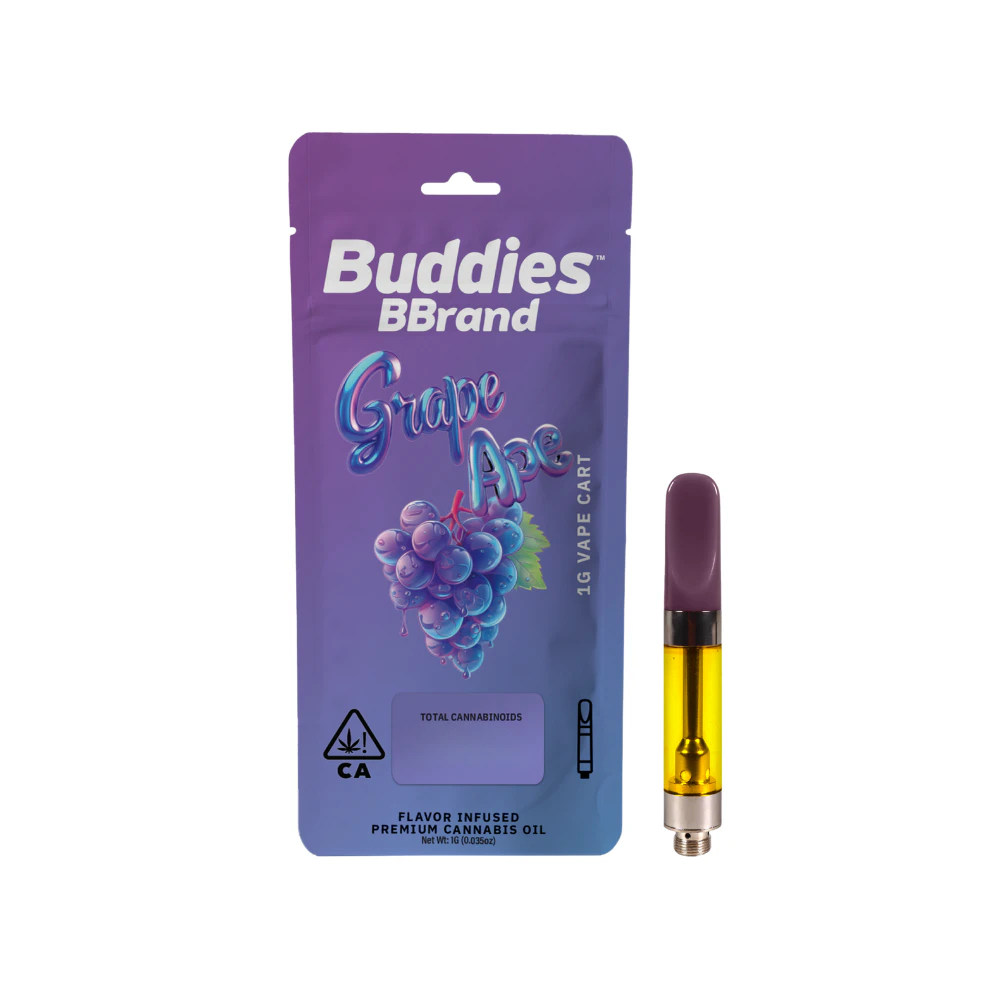 Buddies Brand - 1g Grape Ape (510 Thread) - Buddies Main Image