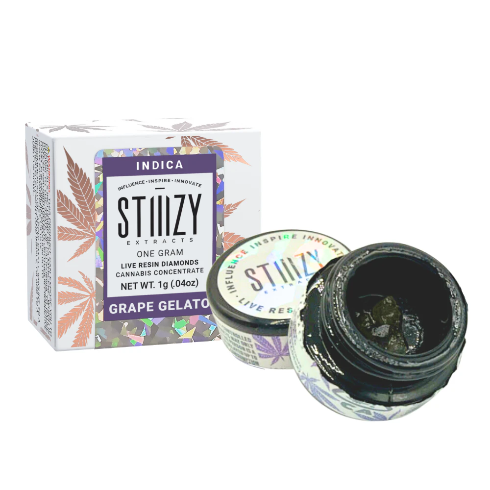 STIIIZY - 1g Grape Gelato Live Resin Diamonds - STIIIZY Main Image