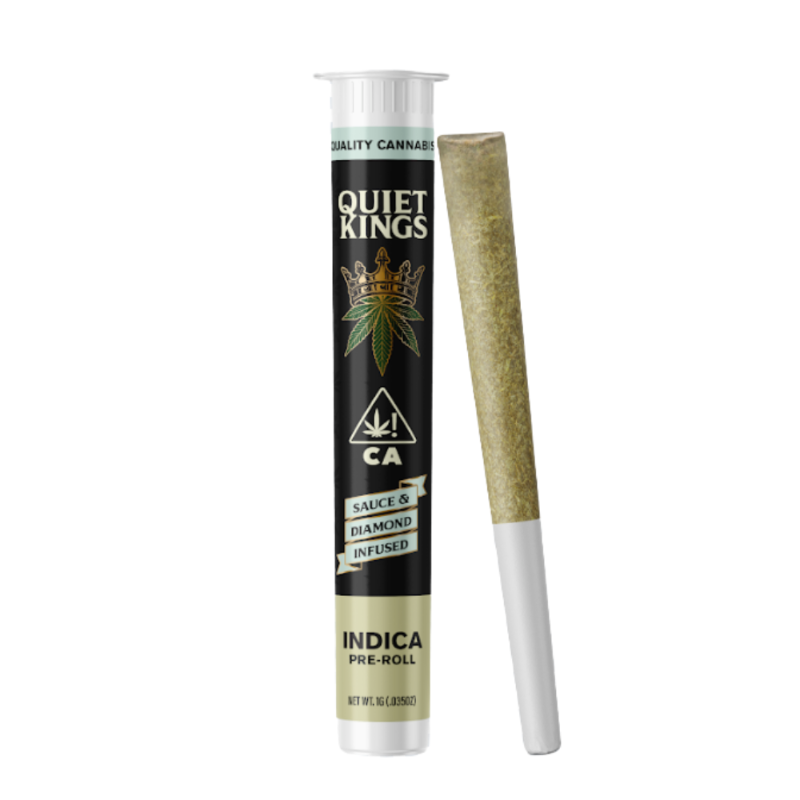 1g Lemon Cherry Diamond Infused Pre-Roll - Quiet Kings picture