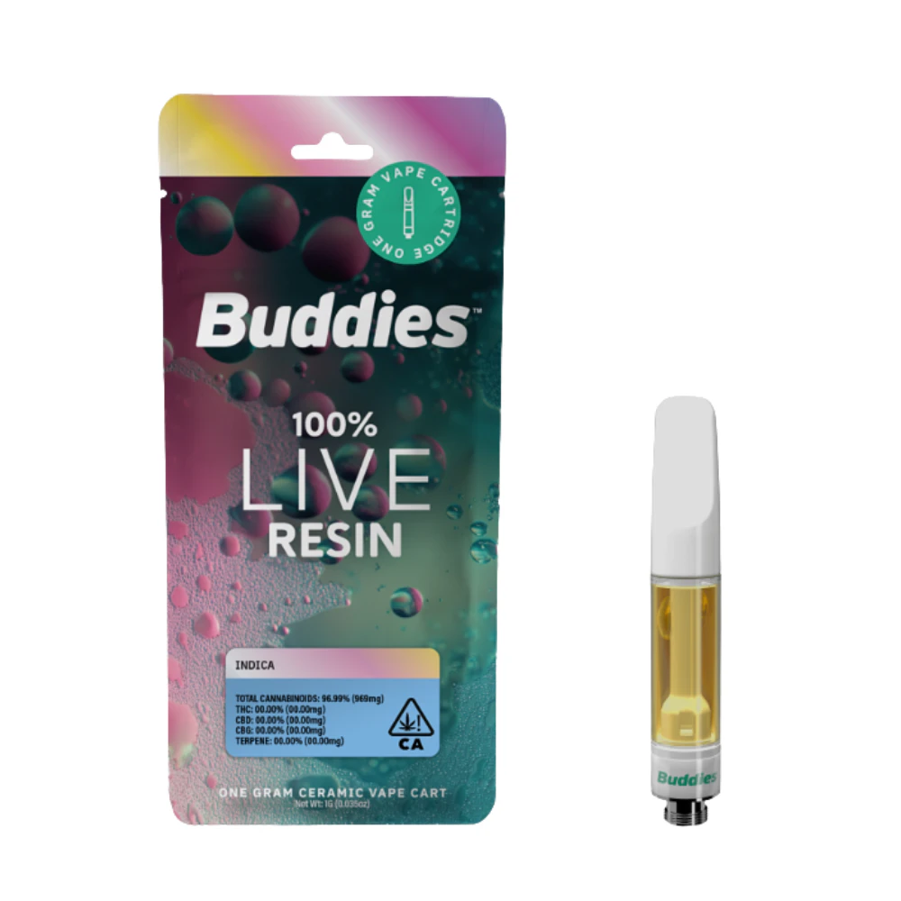 Buddies Brand - 1g Grape Junky Live Resin (510 Thread) - Buddies Main Image