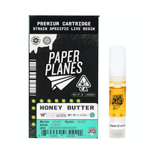 Paper Planes Extracts - 1g Honey Butter Live Resin (510 thread) - Paper Planes
