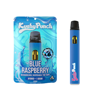 KUSHY PUNCH - 1g Hybrid Blue Raspberry (Ready-to-Use) - Kushy Punch