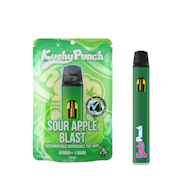 1g Hybrid Sour Apple Blast (Ready-to-Use) - Kushy Punch