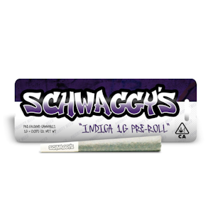 SCHWAGGY'S - 1g Indica Blend Pre-Roll - Schwaggy's