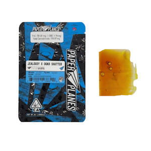 Paper Planes Extracts - 1g Jealousy x OGKB Shatter - Paper Planes