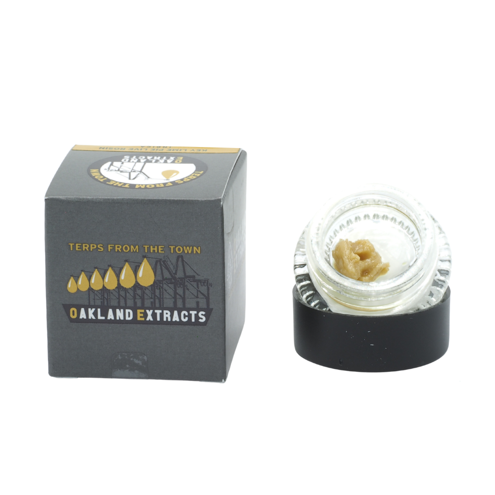 1g Key Lime Pie Cold Cure Live Rosin - Oakland Extracts picture