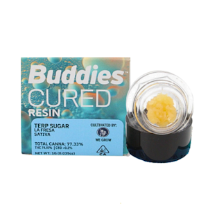 Buddies Brand - 1g La Fresa Cured Resin Sugar - Buddies