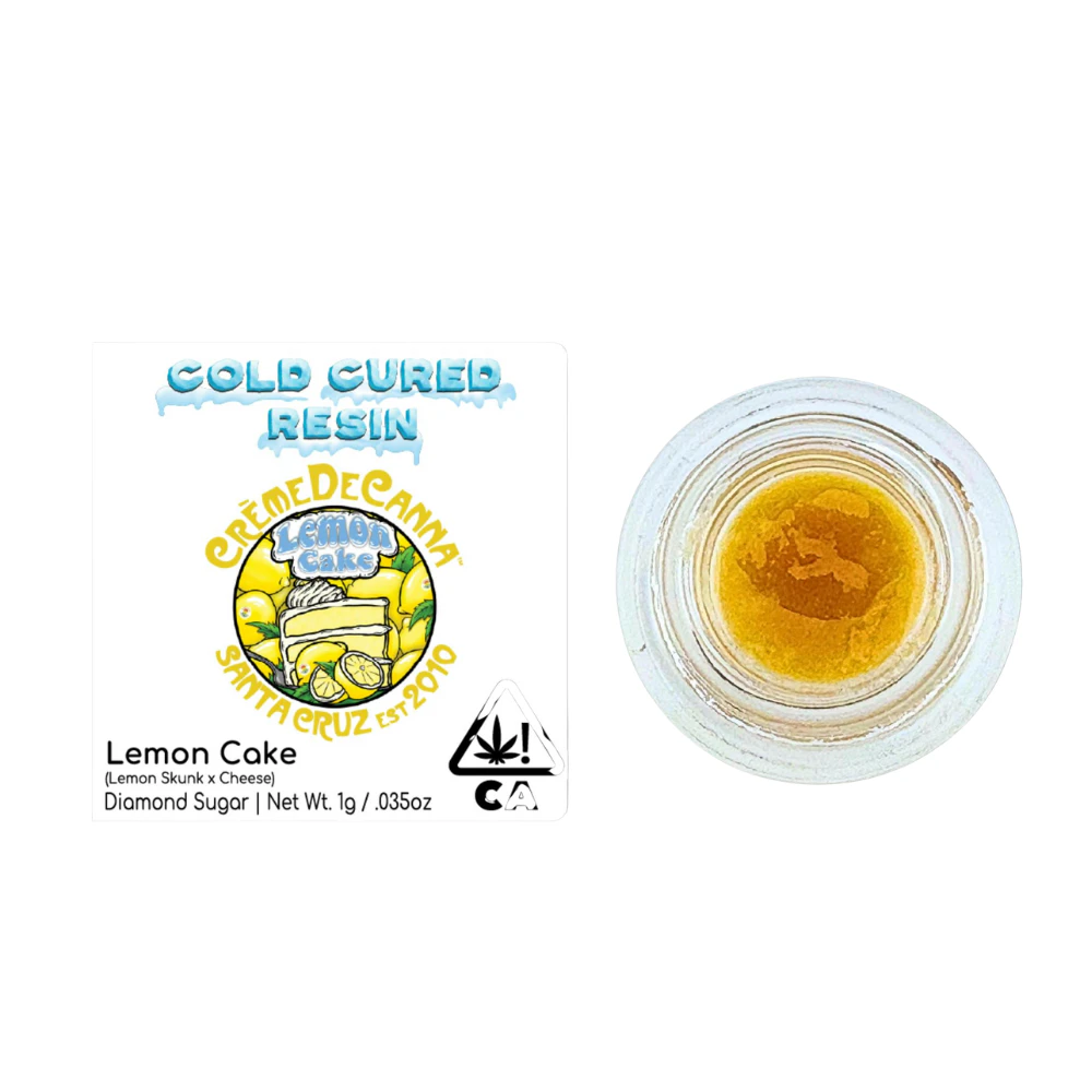 CREME DE CANNA - 1g Lemon Cake Diamond Sugar - Creme de Canna Main Image