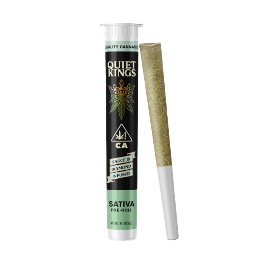 *xclusive* 1g Lemon Zest Diamond Infused Pre-Roll - Quiet Kings picture