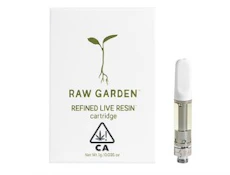 Raw Garden - Lemon Gas - 1g Refined Live Resin Vap Cart