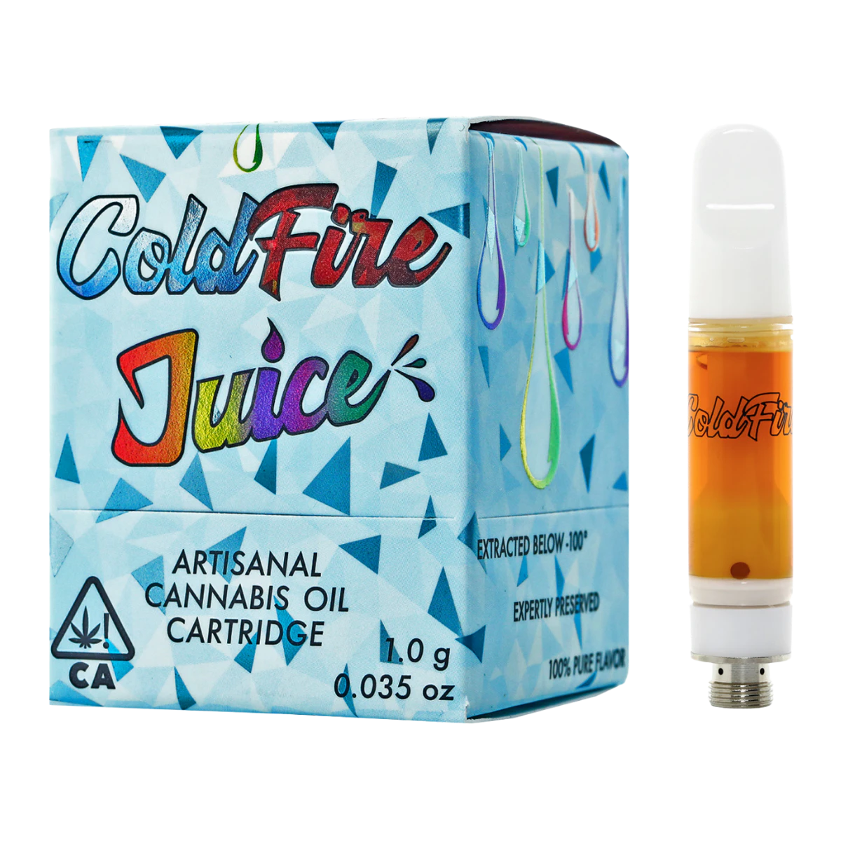 COLDFIRE Extracts - Peach Papaya (H) | 1g Juice Cart Vape | ColdFire Main Image