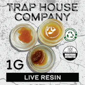Trap House Company | (1G) Live Resin | Sour Pineapple x Mint Koffee