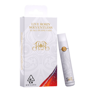 HEAVY HITTERS - Papaya (I) | Mattole Valley Farms 1g Live Rosin AIO Vape | Heavy Hitters