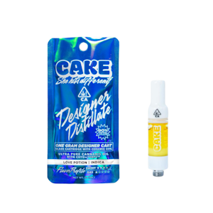 CAKE - 1g Love Potion Designer Distillate (510 Thread) - CAKE