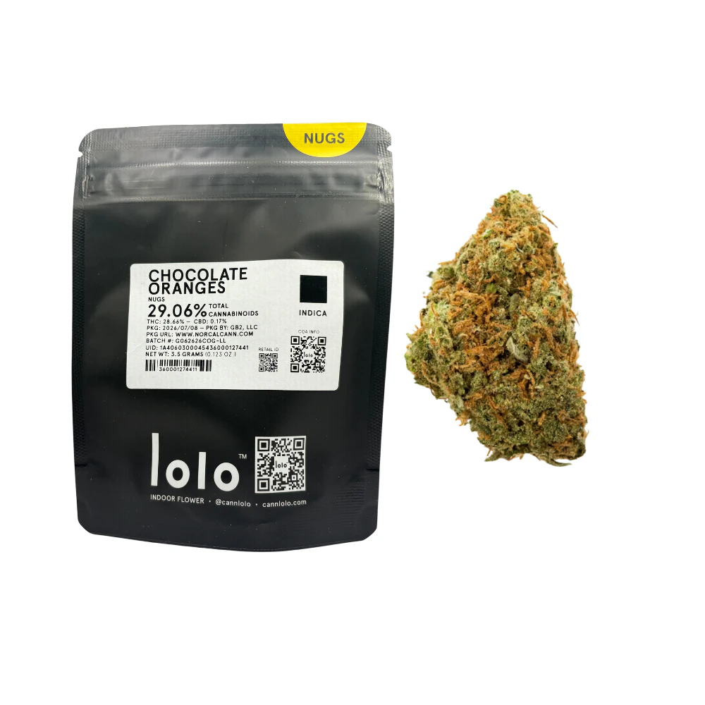 lolo - 3.5g Chocolate Oranges (Indoor) - LOLO Main Image
