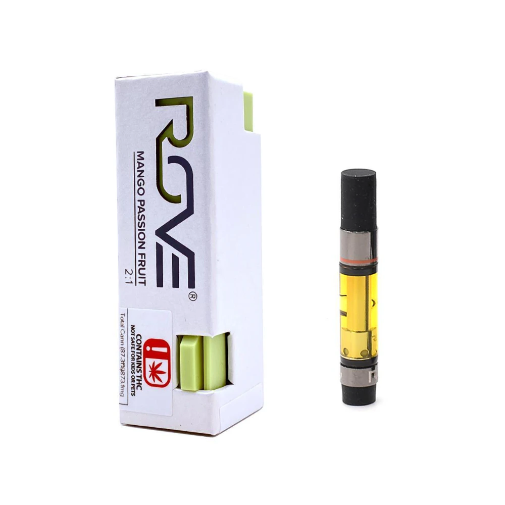 ROVE - 1g 2:1 CBD:THC Mango Passionfruit Botanical Blend (510 Thread) - ROVE Main Image