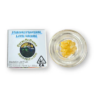 CREME DE CANNA - 1g Medellin Jet Fuel Live Resin Diamonds - Creme de Canna
