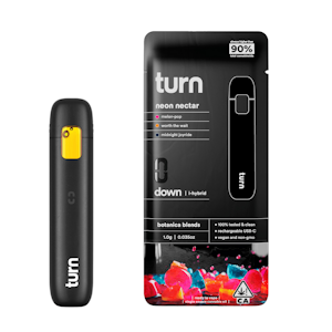 Turn - 1g Neon Nectar Botanica Blend Disposable (Turn Down) - Turn