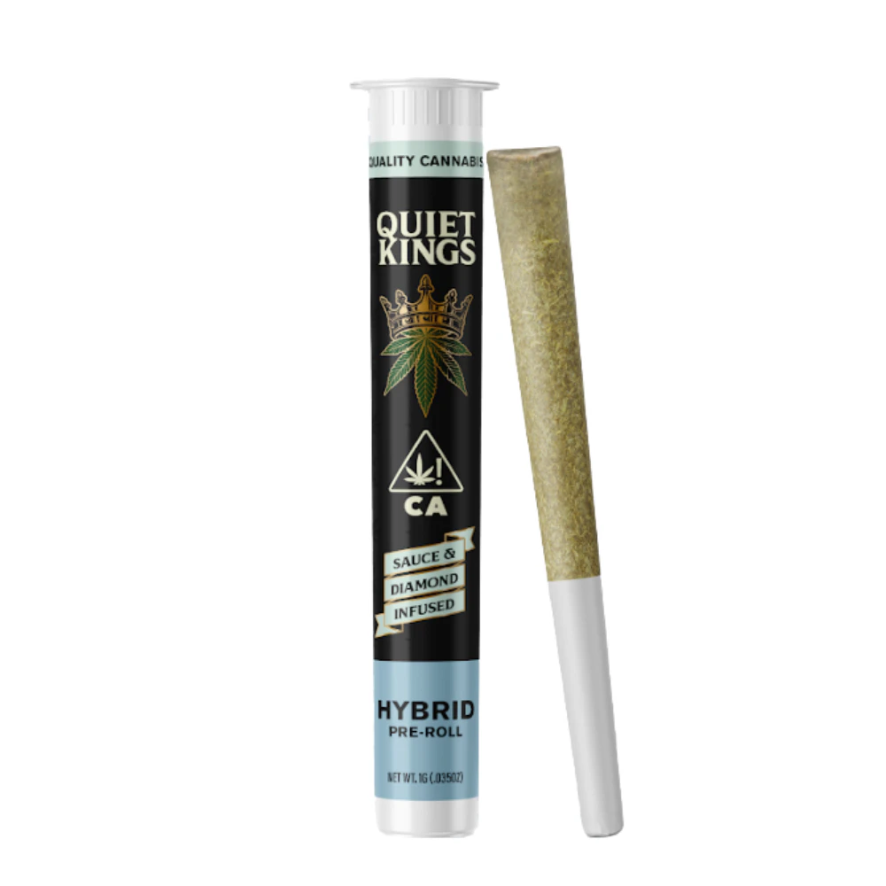 Quiet Kings - 1g Orange Gelato Diamond Infused Pre-Roll - Quiet Kings Main Image