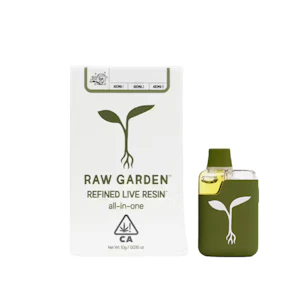 Raw Garden - 1g Strawberry Gas Refined Live Resin (Ready-to-Use) - Raw Garden
