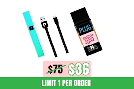 1g PLUGPLAY Vape + Battery Bundle