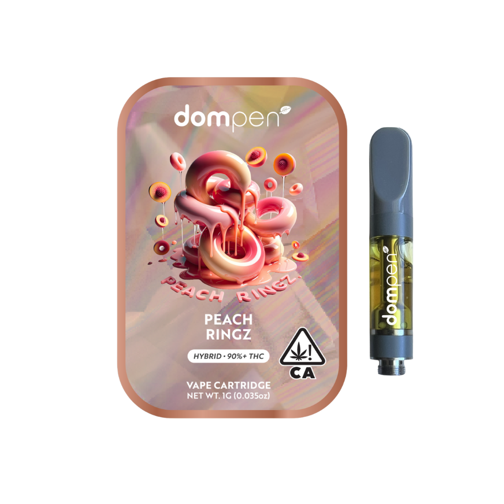 1g Peach Ringz (510 Thread) - DomPen picture