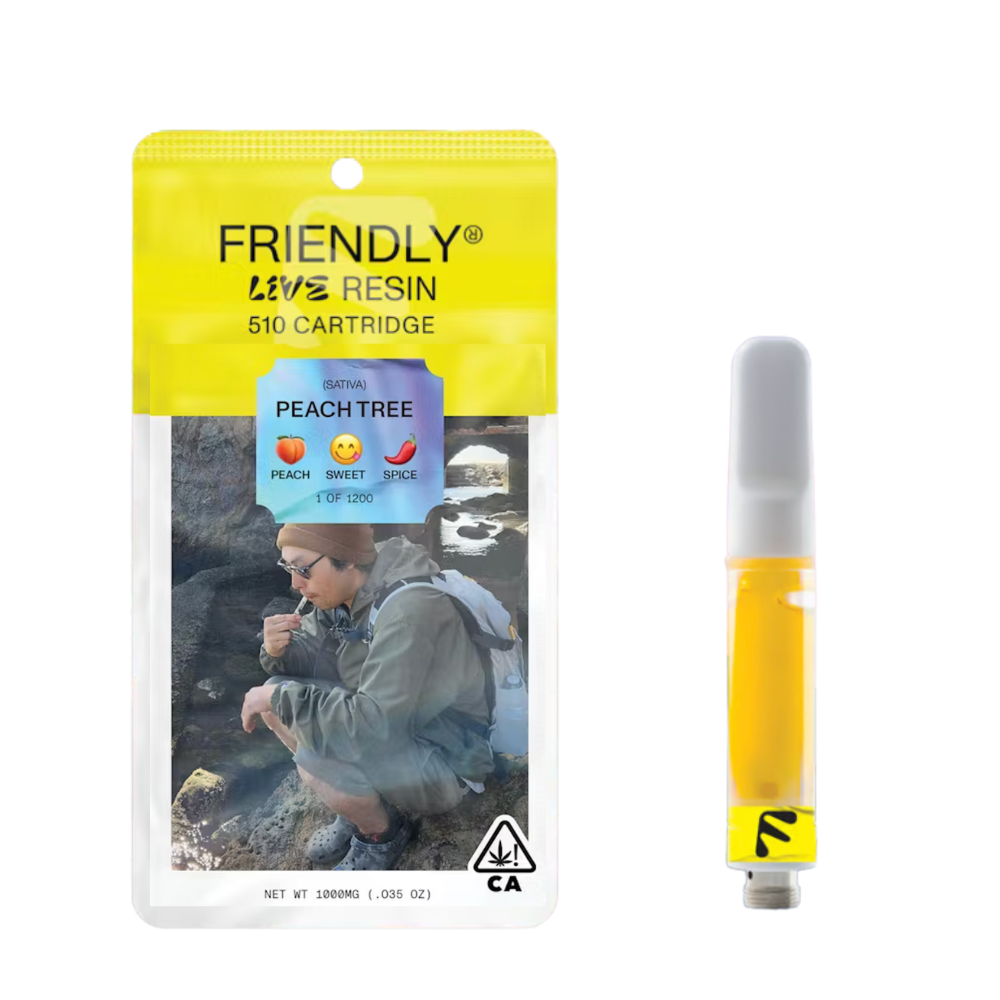1g Peach Tree Live Resin (510 Thread) - Friendly Brand picture