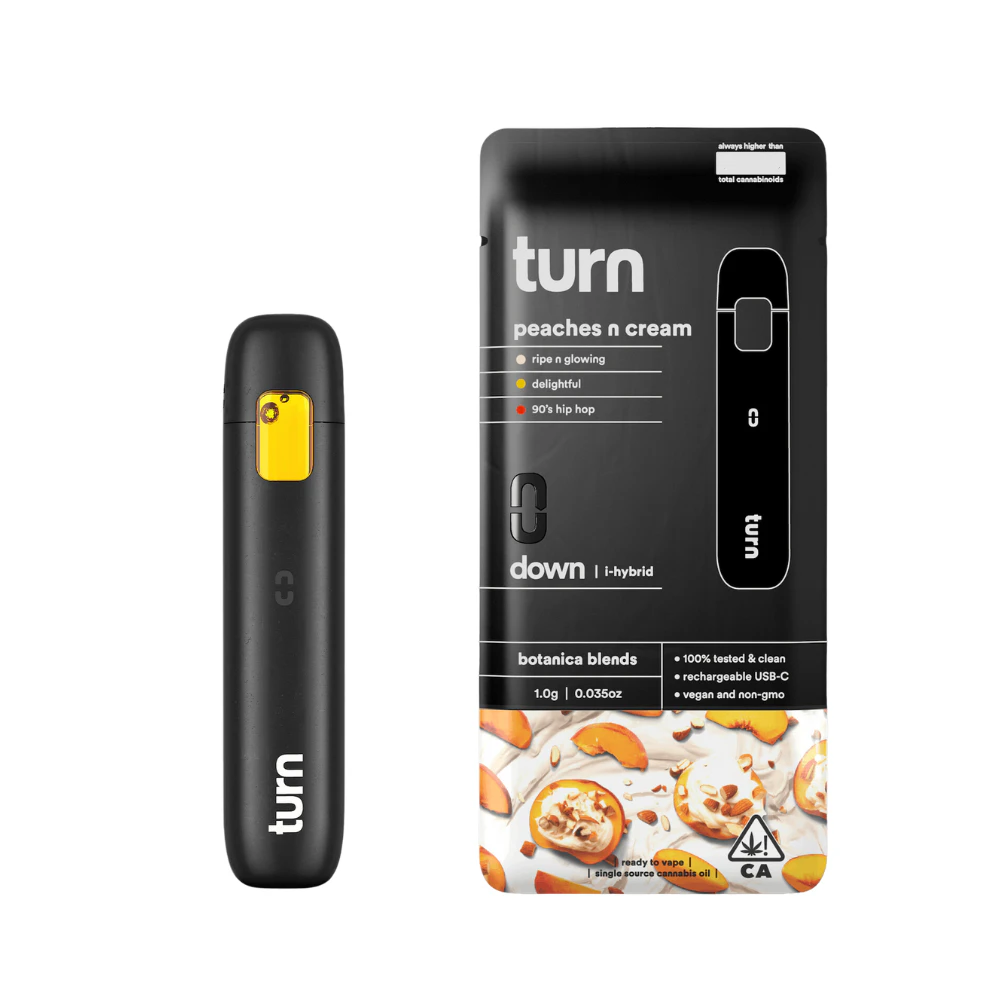 turn - 1g Peaches & Cream Botanica Blend  Ready-to-Use (Turn Down) - Turn Main Image