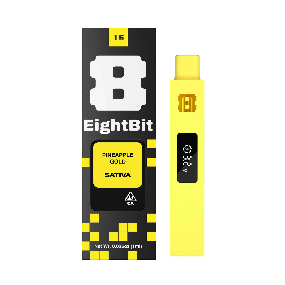 8-Bit Buds - 1g Pineapple Gold Infused Live Rosin (Ready-to-Use) - EIGHTBIT Main Image