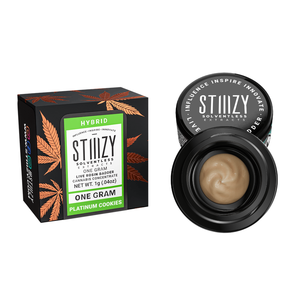 1g Platinum Cookies Live Rosin Badder - Stiiizy picture