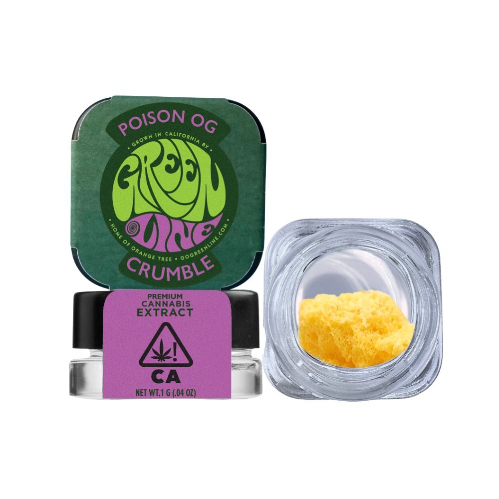 1g Poison OG Crumble - Greenline picture