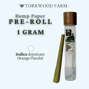 Torrwood Farm - Orange Flambe | Preroll | 1g x 1pk | Torrwood Farm