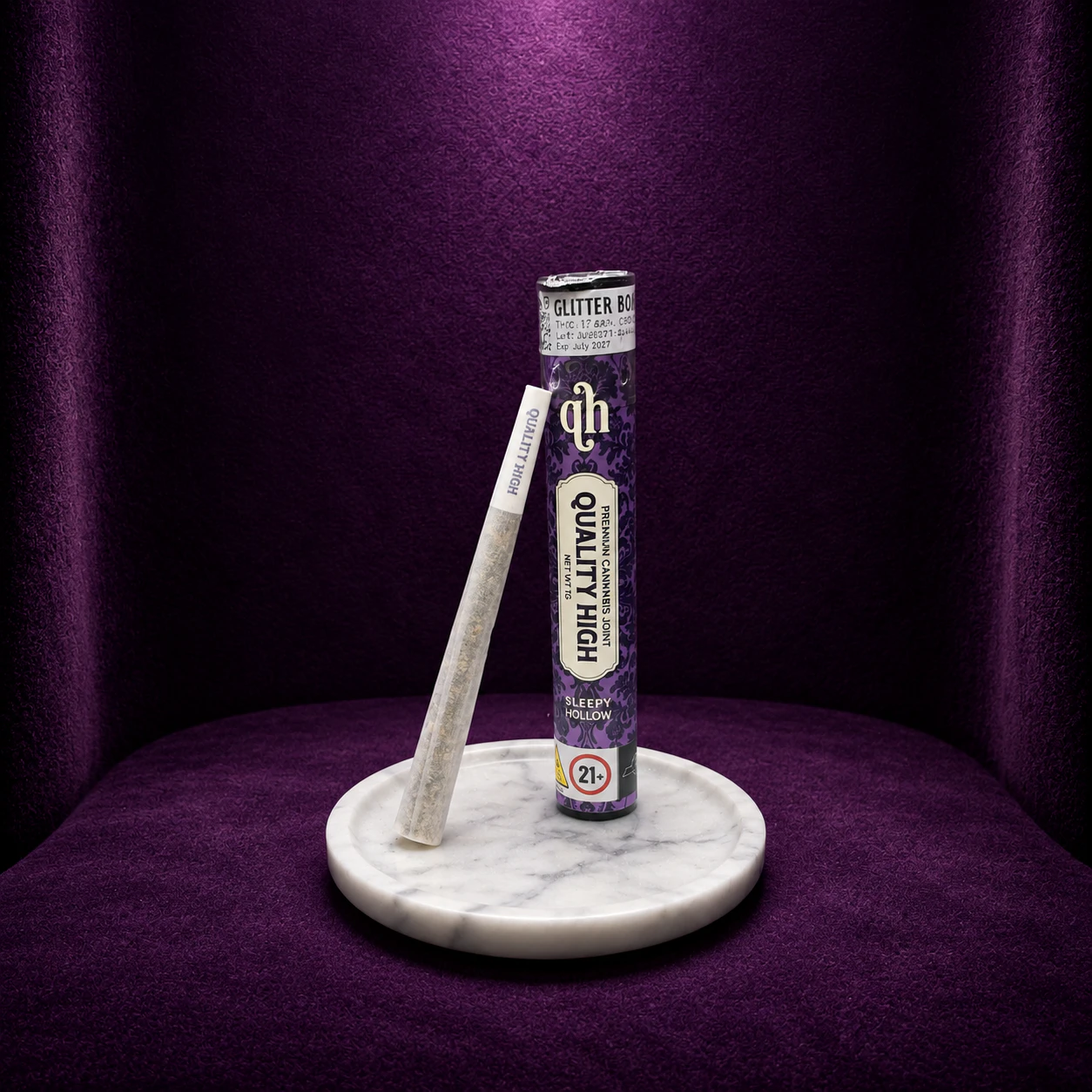 Quality High - 1g Pre-Roll - Glitter Bomb Main Image