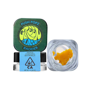 GREEN LINE - 1g Push Popz Badder - Greenline