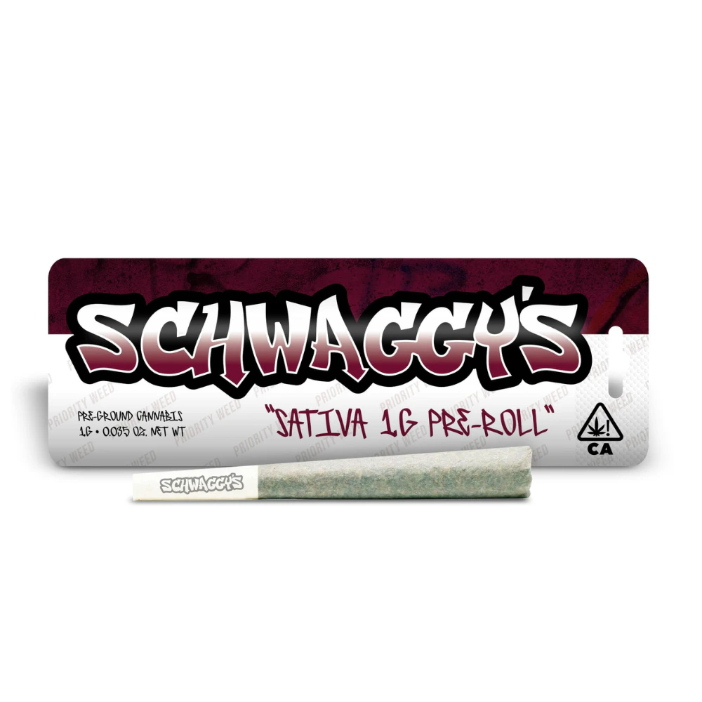 Schwaggy's - 1g Sativa Blend Pre-Roll - Schwaggy's Main Image
