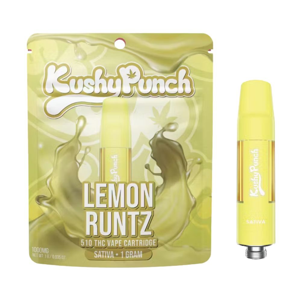 1g Sativa Lemon Runtz (510 Thread) - Kushy Punch picture