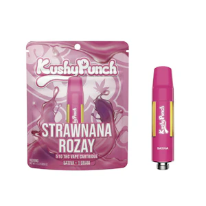 Kushy Punch - 1g Sativa Strawnana Rozay (510 Thread) - Kushy Punch
