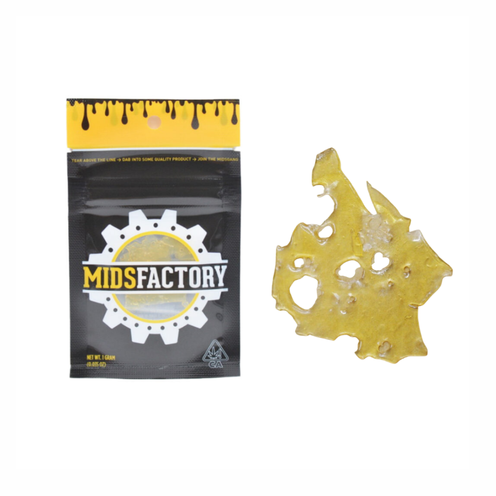 1g Blue Zushi Shatter - Mids Factory picture