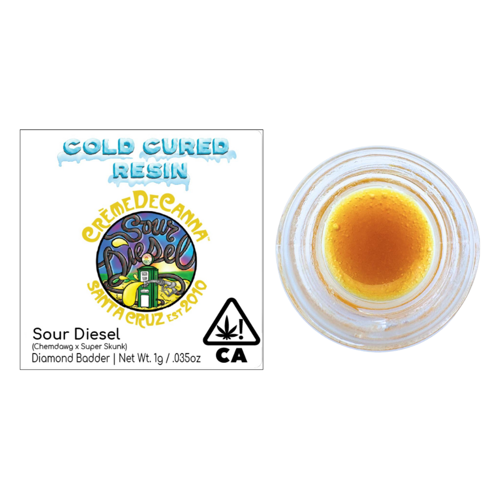 1g Sour Diesel Diamond Badder - Creme De Canna picture