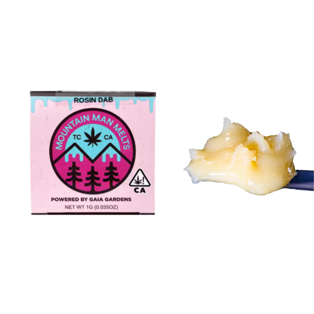 1g Sour Lemons Live Rosin - Mountain Man Melts picture