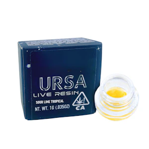 URSA - 1g Sour Lime Tropical Live Resin - URSA