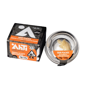  - 1g Sour Peaches Live Rosin - Ahti Farms
