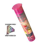 1g Strawberry Banana Smash Diamond Infused Pre-Roll - Puff