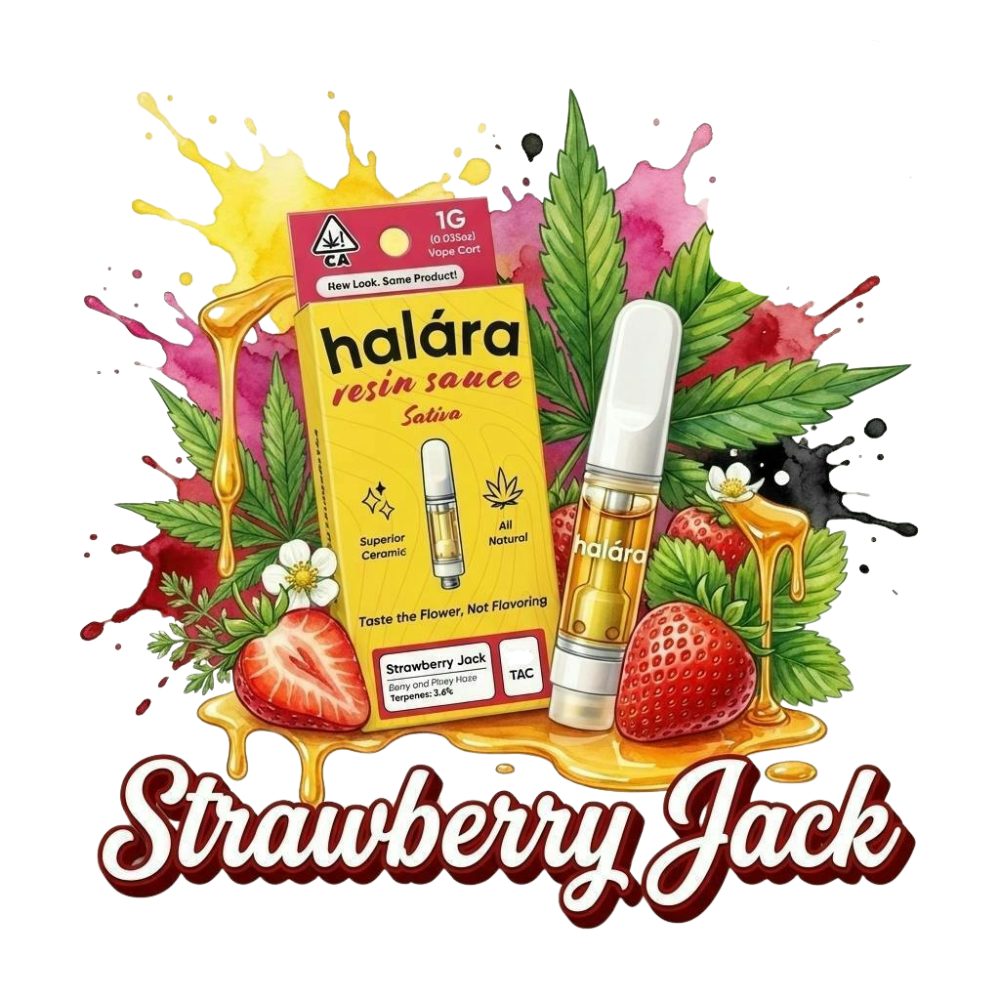 1g Strawberry Jack Live Resin (510 Thread) - Halara picture