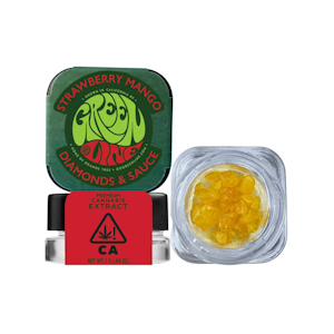 GREEN LINE - 1g Strawberry Mango Diamonds & Sauce - Greenline