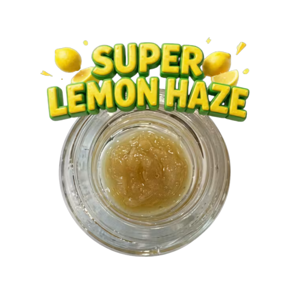 1g Super Lemon Haze Cured Resin Badder - Tribe 710 picture